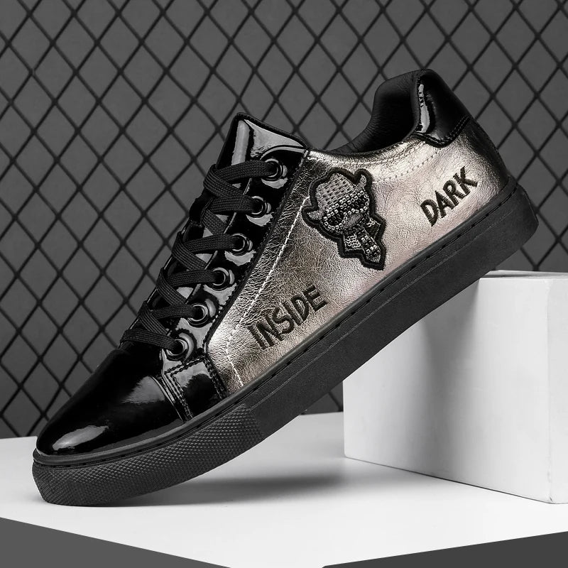 Nero Patent Low-Tops