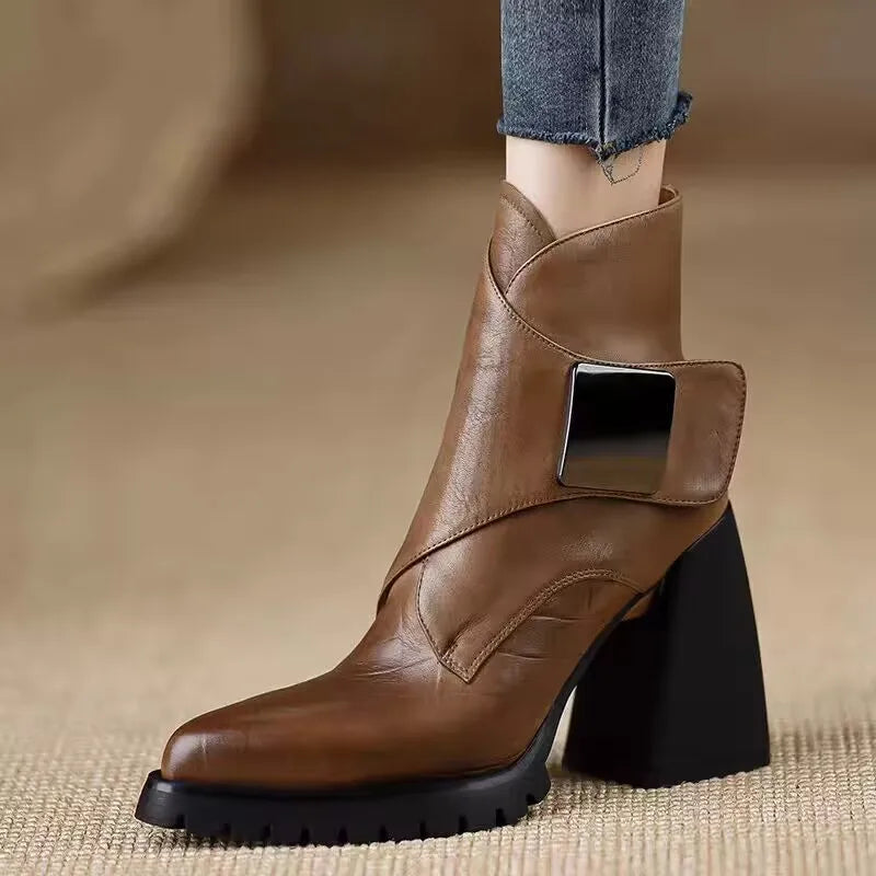Gemma Pointed Heel Boots