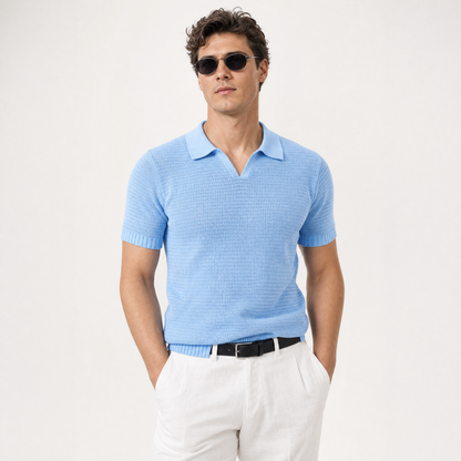 Capri Open-Weave Polo