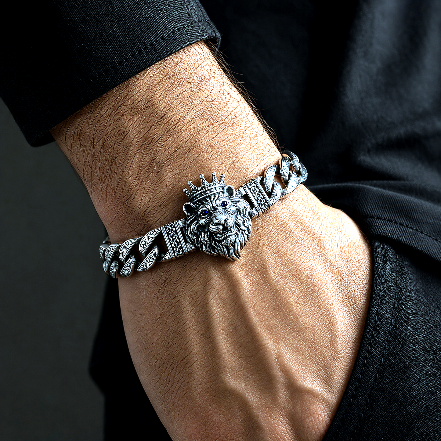 Lion King Silver Bracelet
