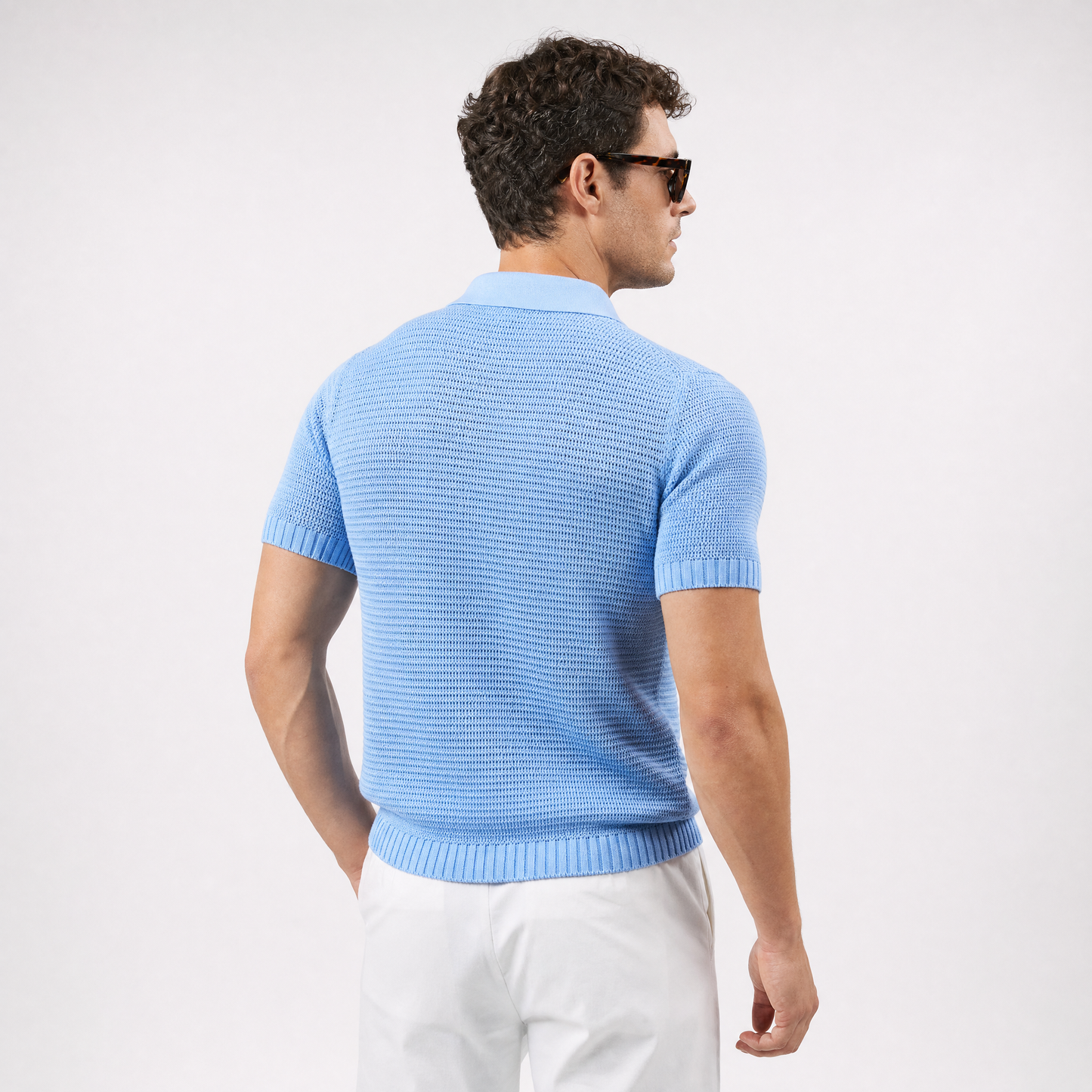 Capri Open-Weave Polo