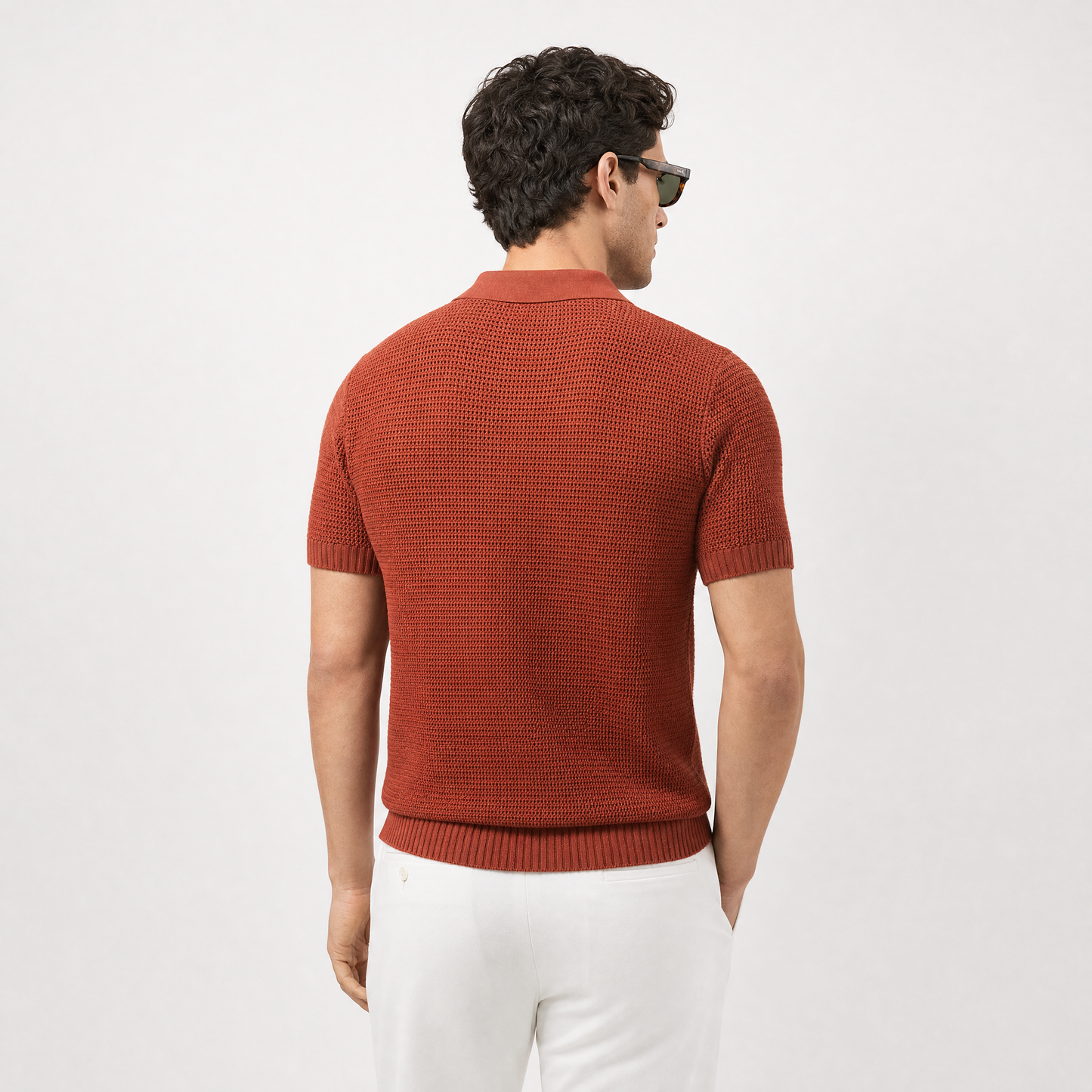 Capri Open-Weave Polo