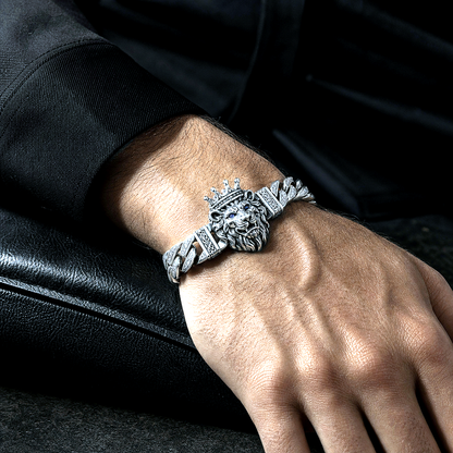 Lion King Silver Bracelet