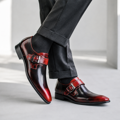 The Faubourg Leather Monk Straps