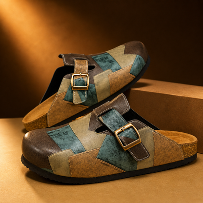 Terazzo Leather Mules