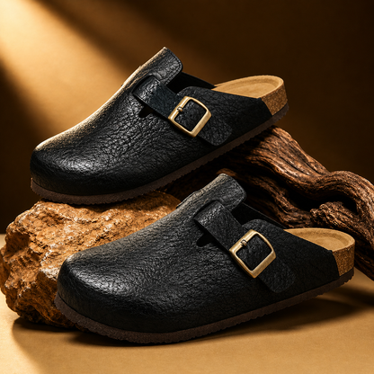 Terazzo Leather Mules