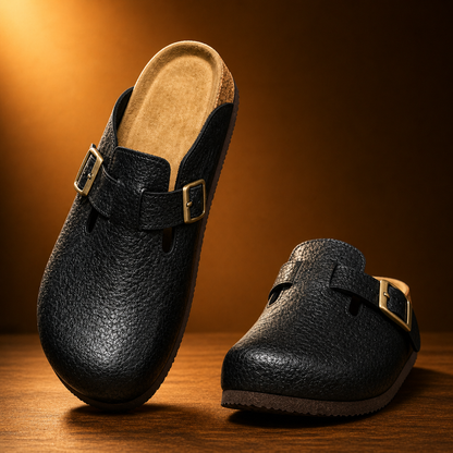 Terazzo Leather Mules