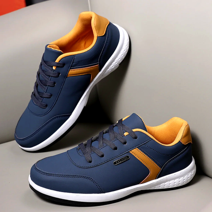 The Hartley Lace-Up Leather Sneakers