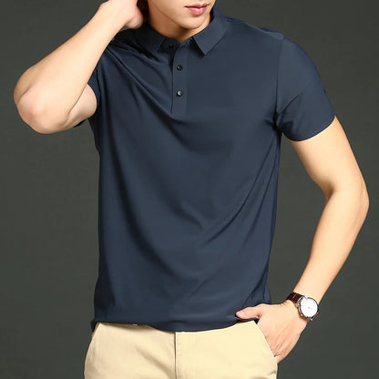 Caspian Ice Silk Polo