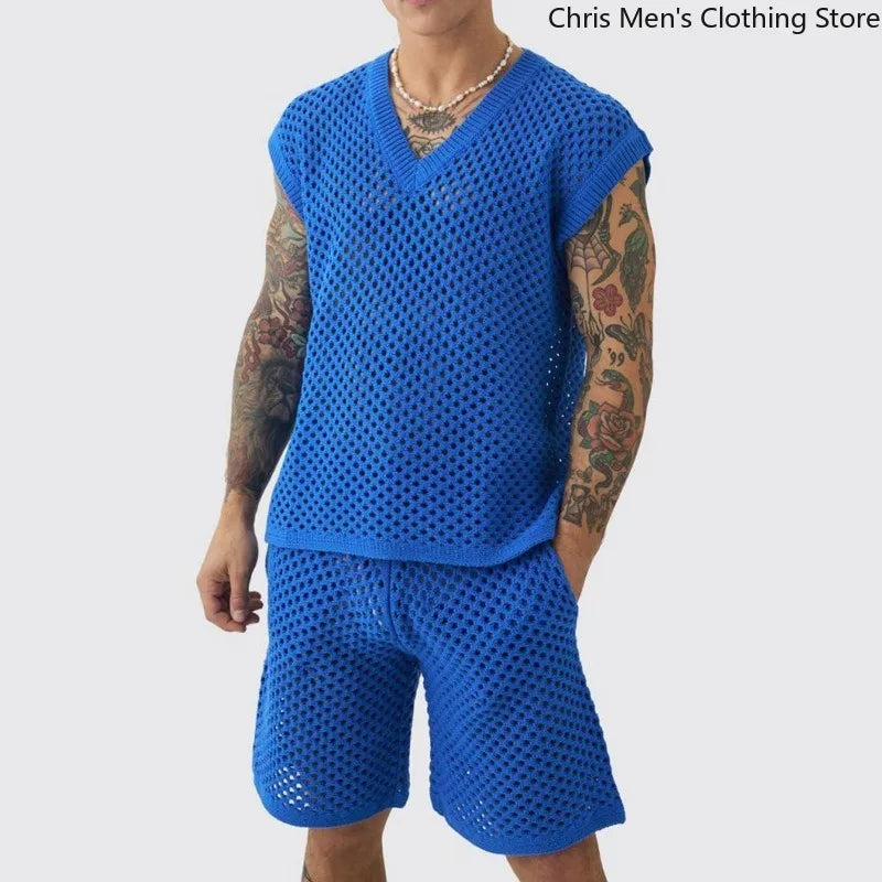 Corsica Open-Knit Set