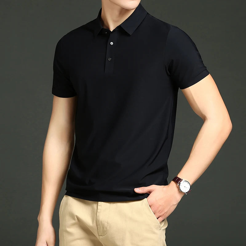 Caspian Ice Silk Polo