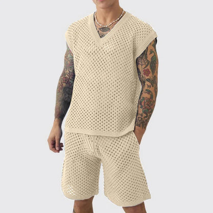 Corsica Open-Knit Set