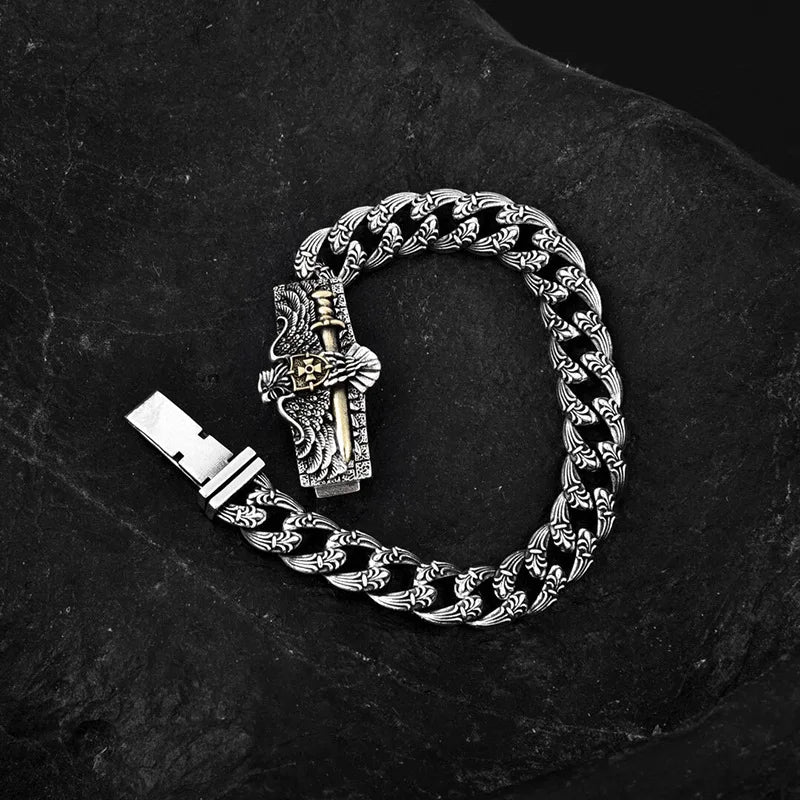 Aquila Eagle Silver Bracelet