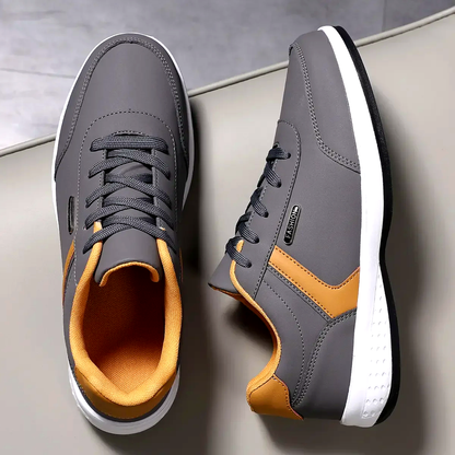 The Hartley Lace-Up Leather Sneakers