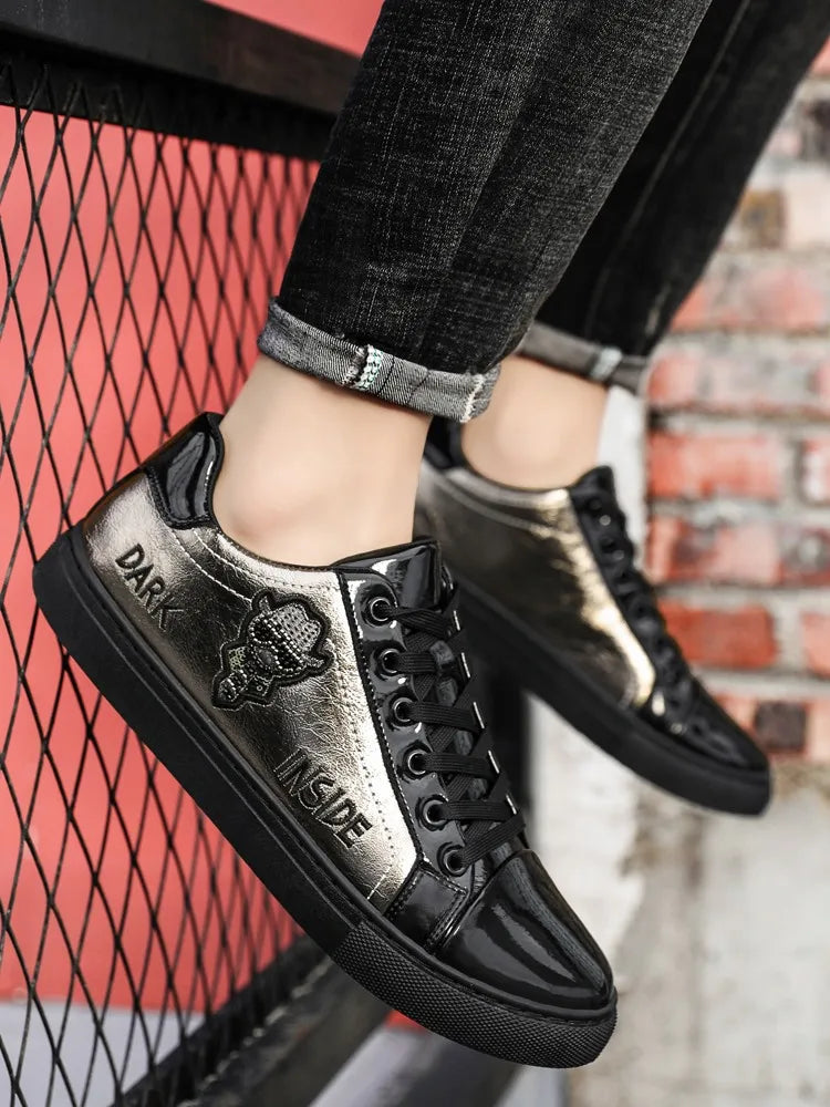 Nero Patent Low-Tops