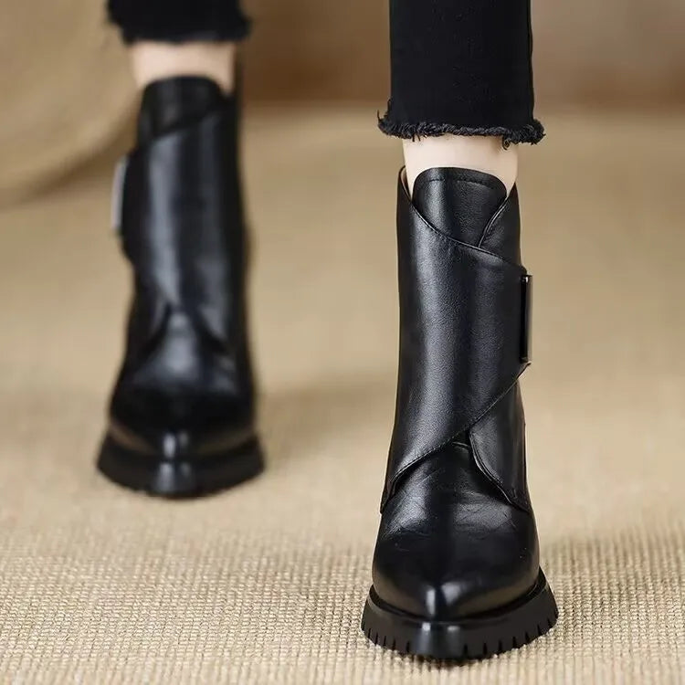 Gemma Pointed Heel Boots