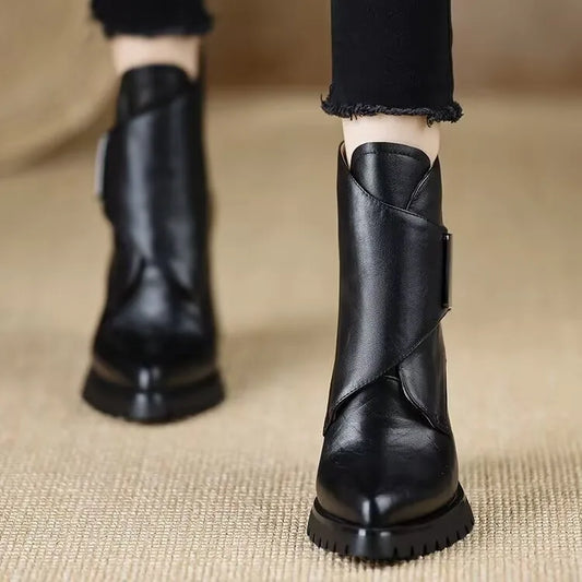Gemma Pointed Heel Boots