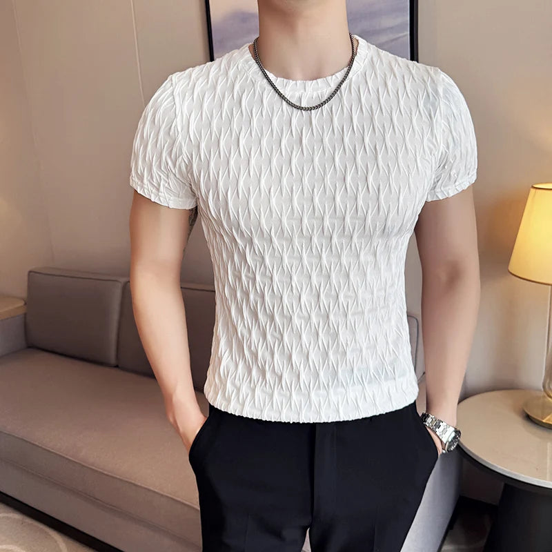 Raffa Pleated Knit Tee