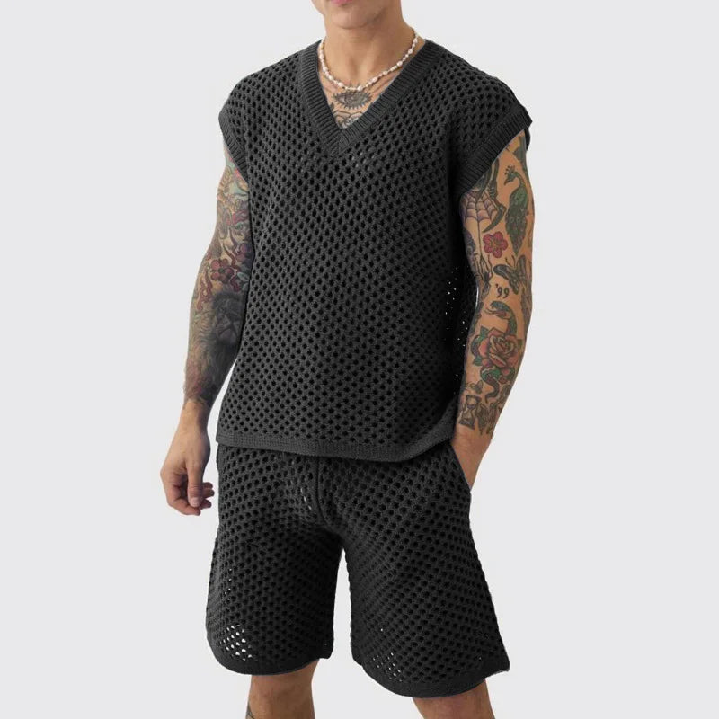 Corsica Open-Knit Set