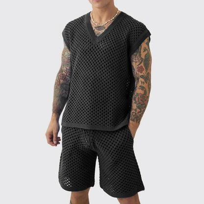 Corsica Open-Knit Set