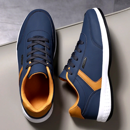 The Hartley Lace-Up Leather Sneakers