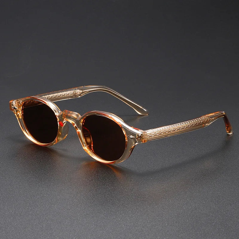 Enzo Rivet Oval Sunglasses
