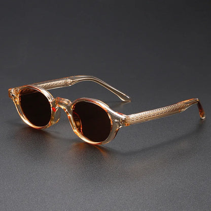 Enzo Rivet Oval Sunglasses
