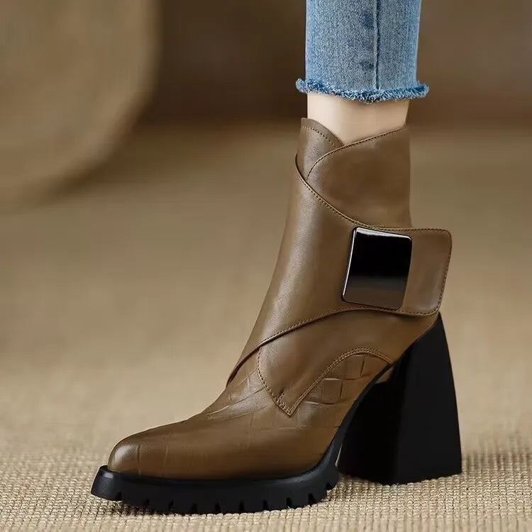 Gemma Pointed Heel Boots