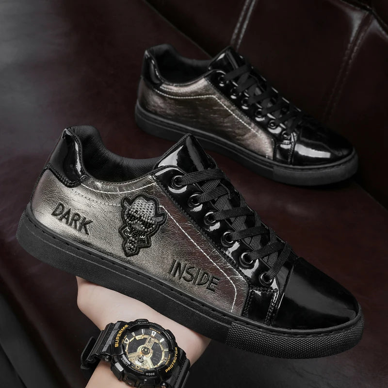 Nero Patent Low-Tops