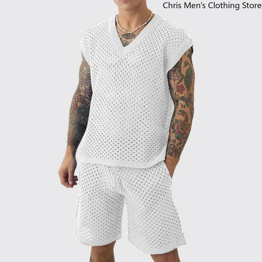 Corsica Open-Knit Set