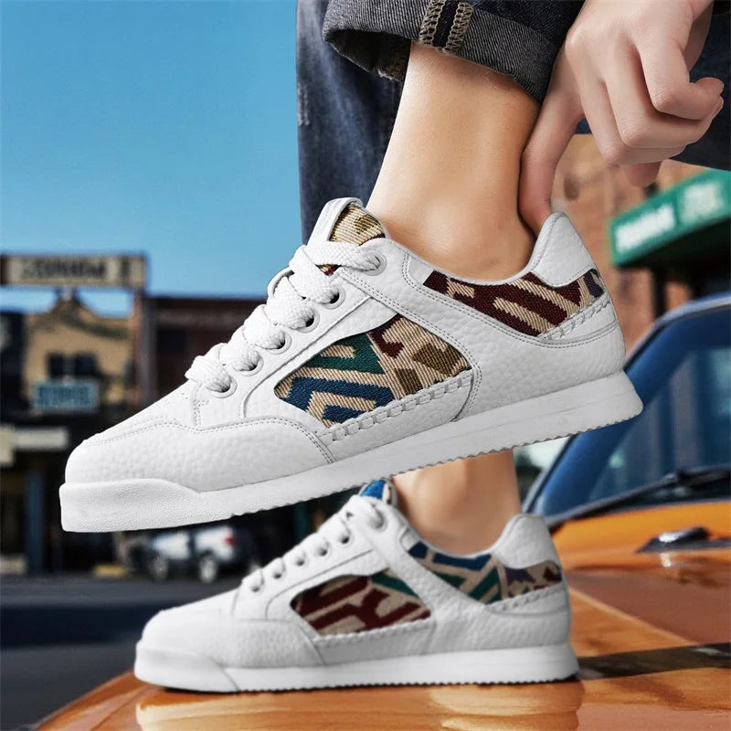Marcello Leather Court Sneakers