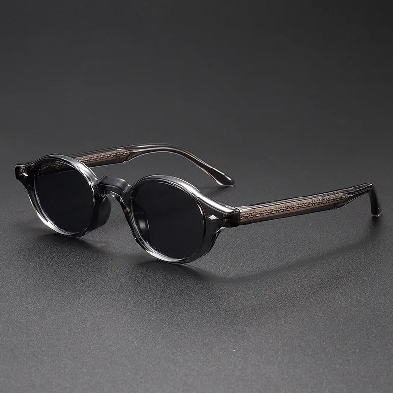 Enzo Rivet Oval Sunglasses