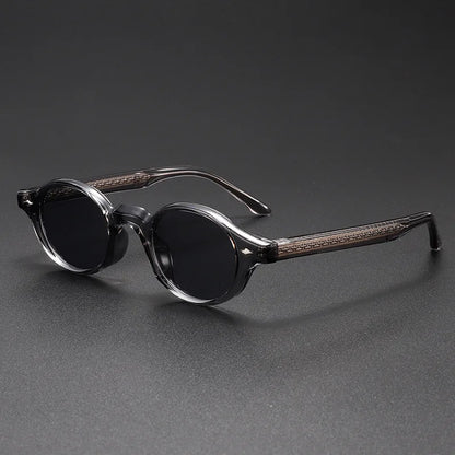 Enzo Rivet Oval Sunglasses