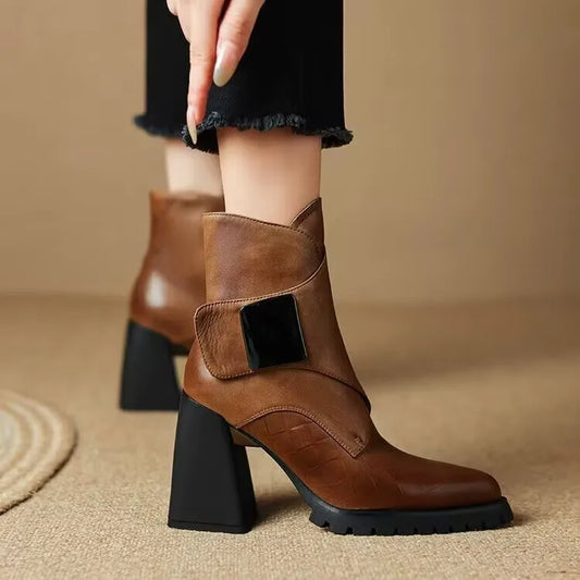 Gemma Pointed Heel Boots