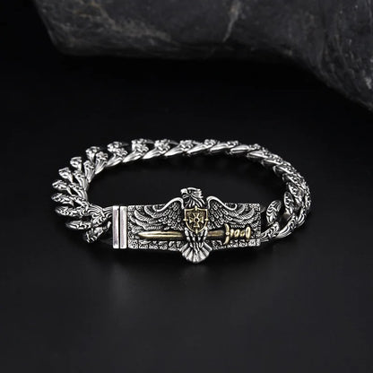 Aquila Eagle Silver Bracelet