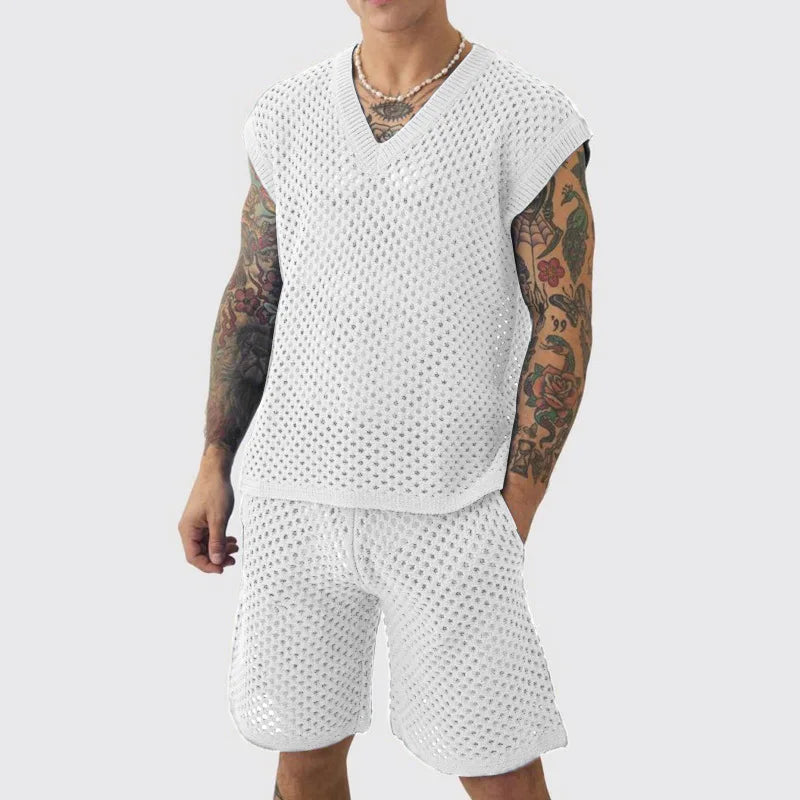 Corsica Open-Knit Set