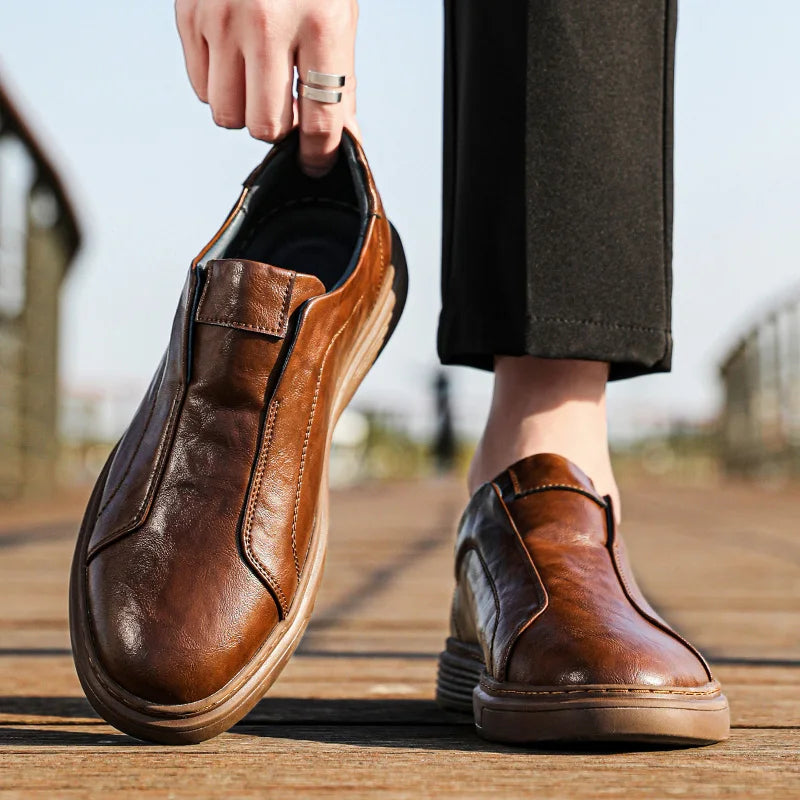Pemberton Leather Slip-ons