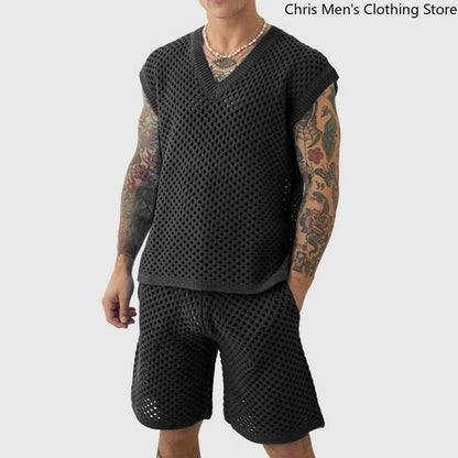 Corsica Open-Knit Set