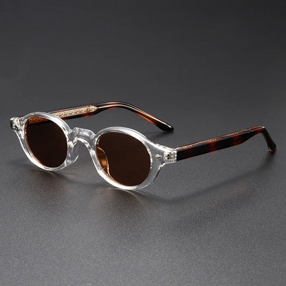 Enzo Rivet Oval Sunglasses