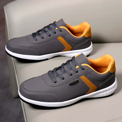 The Hartley Lace-Up Leather Sneakers