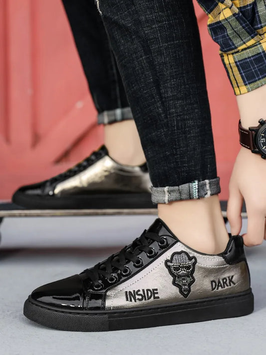 Nero Patent Low-Tops