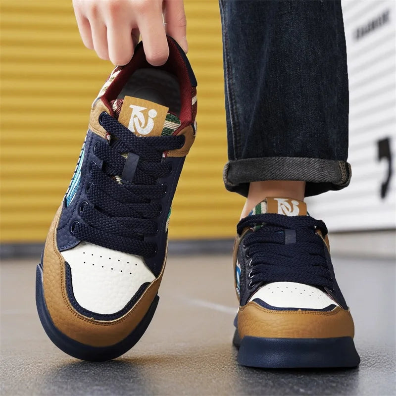 Marcello Leather Court Sneakers