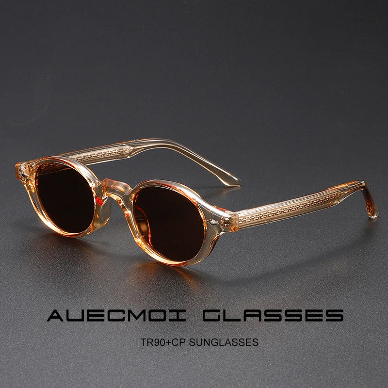 Enzo Rivet Oval Sunglasses