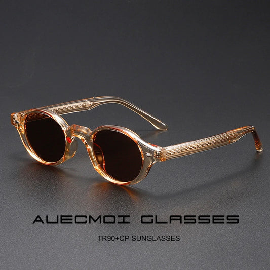 Enzo Rivet Oval Sunglasses