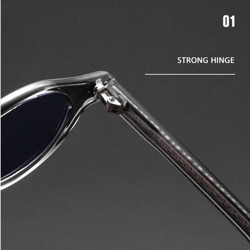 Enzo Rivet Oval Sunglasses