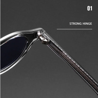 Enzo Rivet Oval Sunglasses
