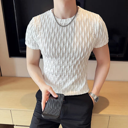 Raffa Pleated Knit Tee