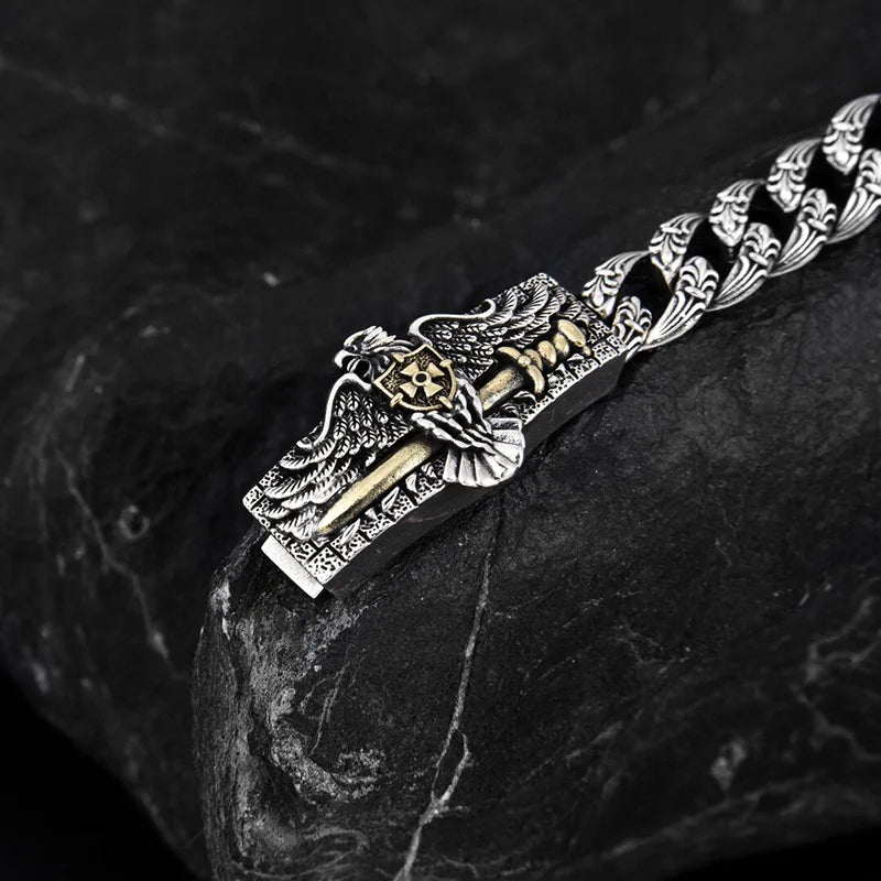 Aquila Eagle Silver Bracelet