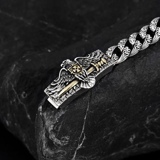Aquila Eagle Silver Bracelet