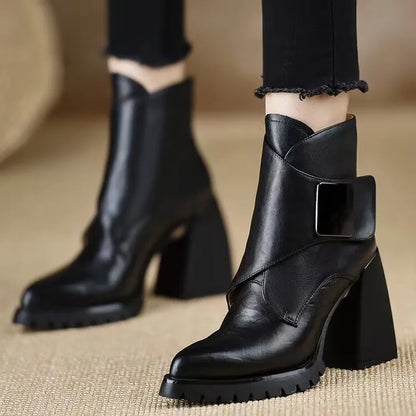 Gemma Pointed Heel Boots